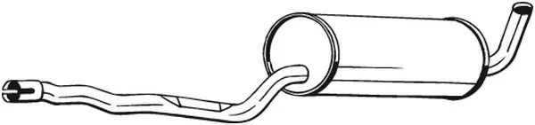 Silencieux central BOSAL 285-943