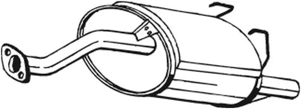 Silencieux arrière BOSAL 163-723