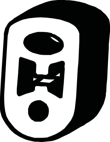 Bandes de caoutchouc, échappement BOSAL 255-110