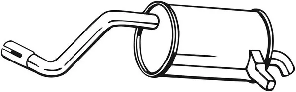 Silencieux arrière BOSAL 200-515