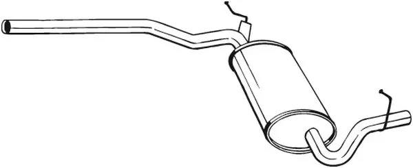 Silencieux central BOSAL 282-363