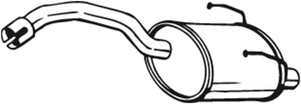 Silencieux arrière BOSAL 148-355
