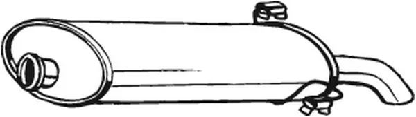 Silencieux arrière BOSAL 190-697