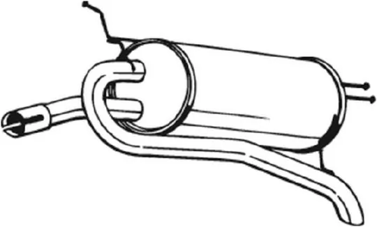 Silencieux arrière BOSAL 148-223