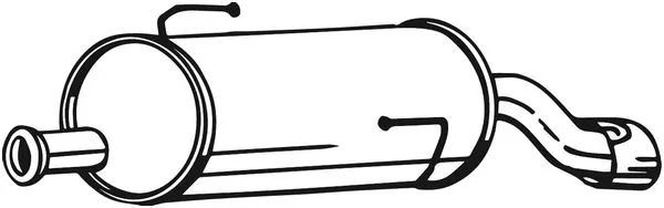 Silencieux arrière BOSAL 190-155