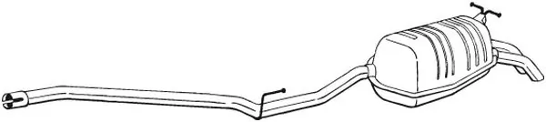 Silencieux arrière BOSAL 289-119