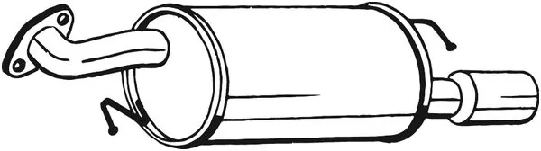 Silencieux arrière BOSAL 171-179