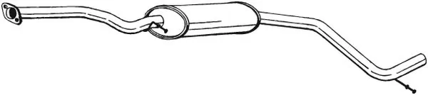 Silencieux central BOSAL 285-633