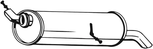 Silencieux arrière BOSAL 135-075