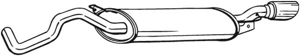 Silencieux arrière BOSAL 281-505