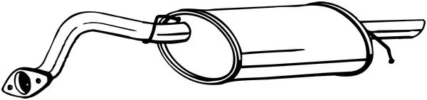 Silencieux arrière BOSAL 141-195
