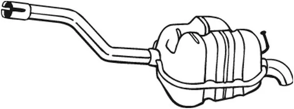 Silencieux arrière BOSAL 233-161