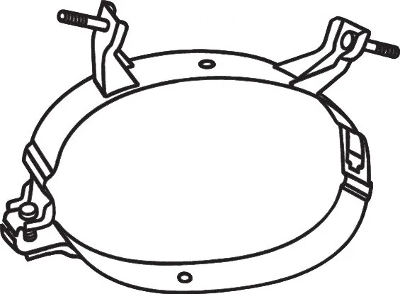 Suspension, échappement BOSAL 251-016
