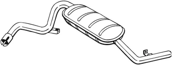 Silencieux arrière BOSAL 148-881