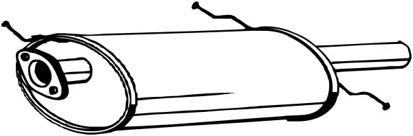 Silencieux arrière BOSAL 171-257