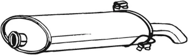 Silencieux arrière BOSAL 190-939