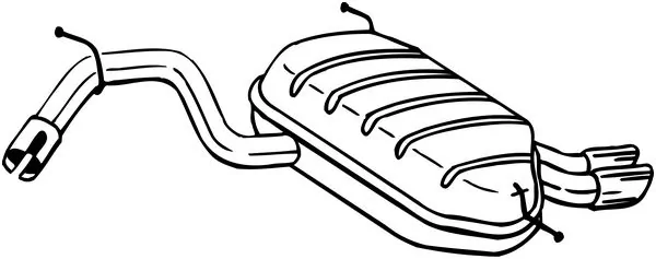 Silencieux arrière BOSAL 220-109