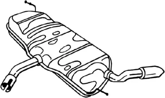 Silencieux arrière BOSAL 220-023