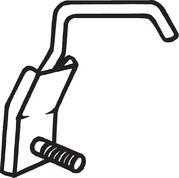 Suspension, échappement BOSAL 251-017