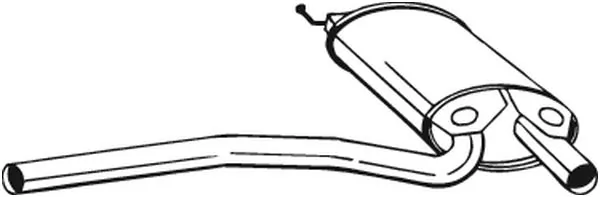 Silencieux central BOSAL 105-563