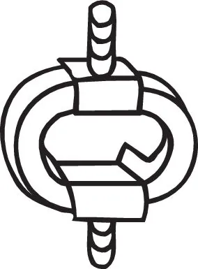 Bandes de caoutchouc, échappement BOSAL 255-008