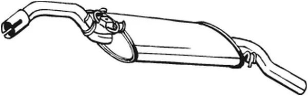 Silencieux arrière BOSAL 233-563