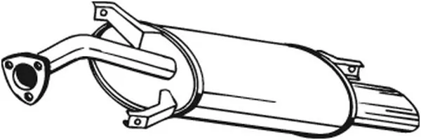 Silencieux arrière BOSAL 235-135