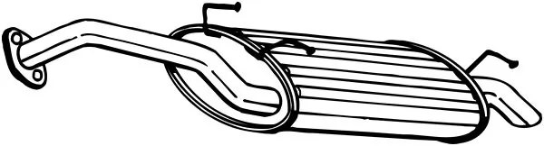 Silencieux arrière BOSAL 165-153