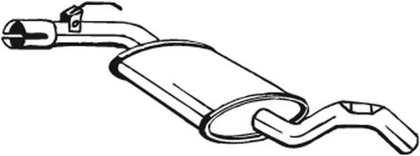 Silencieux central BOSAL 233-561