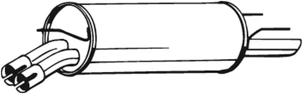 Silencieux arrière BOSAL 185-713