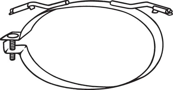 Suspension, échappement BOSAL 251-921