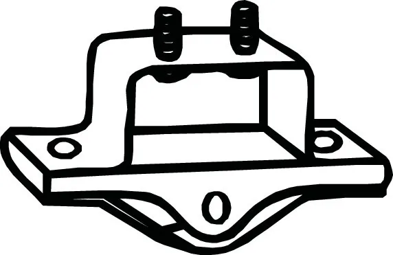 Bandes de caoutchouc, échappement BOSAL 255-857