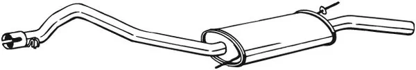Silencieux arrière BOSAL 283-925