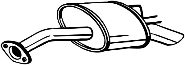 Silencieux arrière BOSAL 165-285