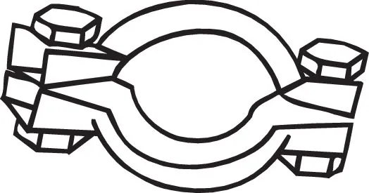 Pièce de serrage, échappement BOSAL 254-940