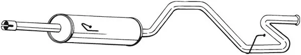 Silencieux arrière BOSAL 287-357