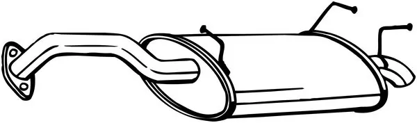 Silencieux arrière BOSAL 145-181