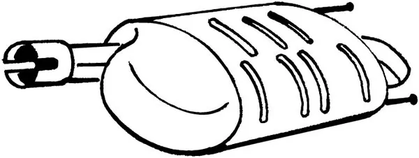 Silencieux arrière BOSAL 128-027