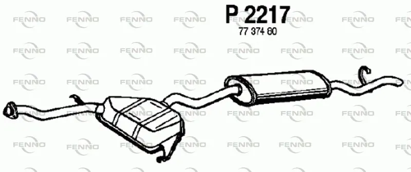 Rear Muffler