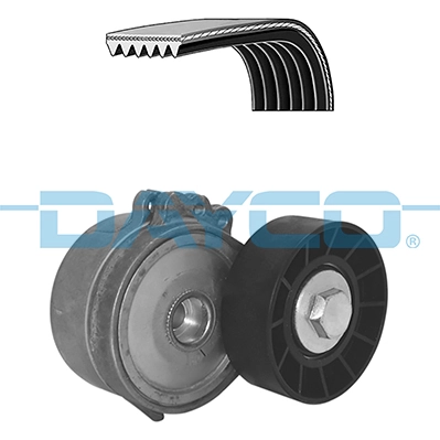 Jeu de courroies trapézoïdales à nervures DAYCO KPV504