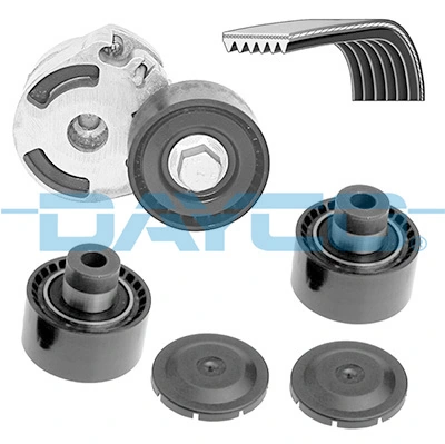 Jeu de courroies trapézoïdales à nervures DAYCO KPV238