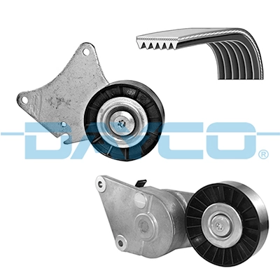 Jeu de courroies trapézoïdales à nervures DAYCO KPV260