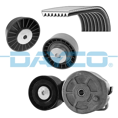 Jeu de courroies trapézoïdales à nervures DAYCO KPV128HD