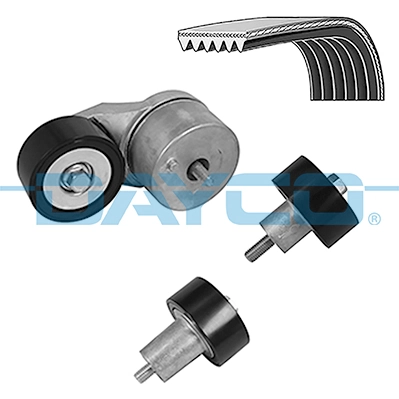 Jeu de courroies trapézoïdales à nervures DAYCO KPV418HD