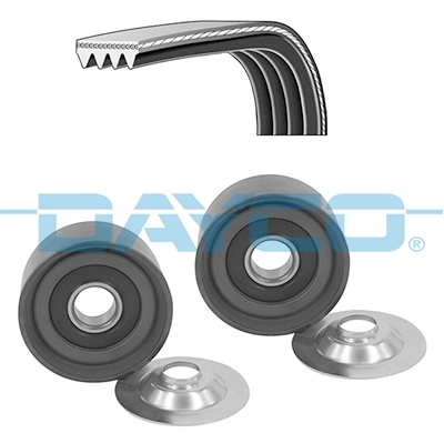 Jeu de courroies trapézoïdales à nervures DAYCO KPV141HD