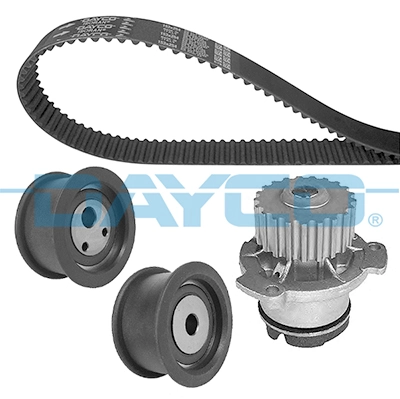 DAYCO KTBWP4620 — Роликовий модуль натягувача ременя (ролик, ремінь, помпа)