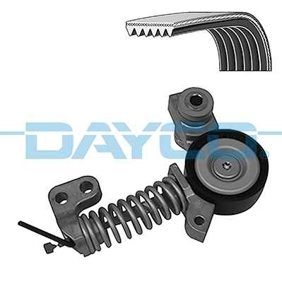 Jeu de courroies trapézoïdales à nervures DAYCO KPV1223