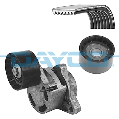 Jeu de courroies trapézoïdales à nervures DAYCO KPV187