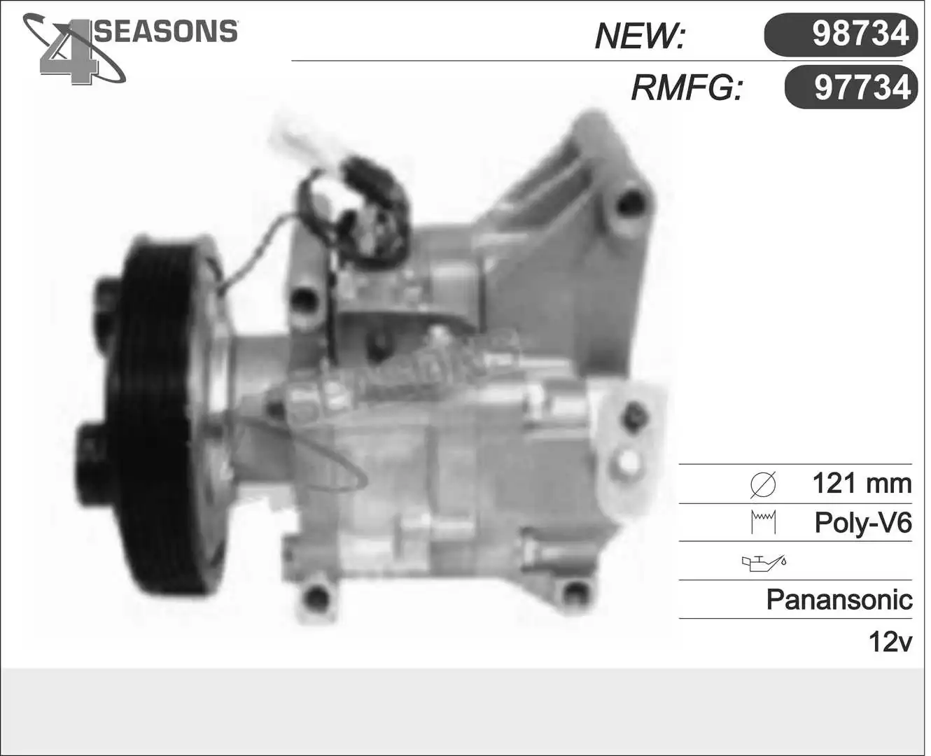 Compresseur, climatisation AHE 97734