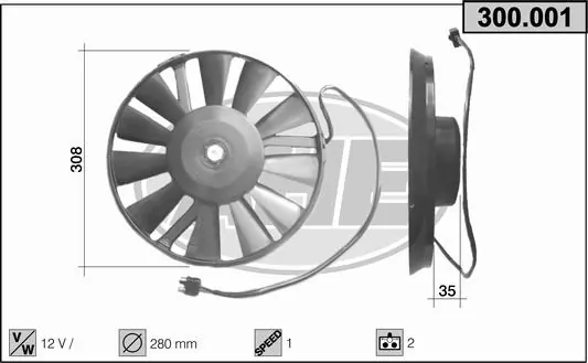 Fan, engine cooling